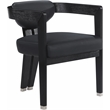 Pemberly Row Contemporary Black Dining Chair - 24