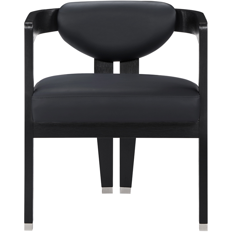 Pemberly Row Contemporary Black Dining Chair - 24