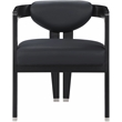 Pemberly Row Contemporary Black Dining Chair - 24