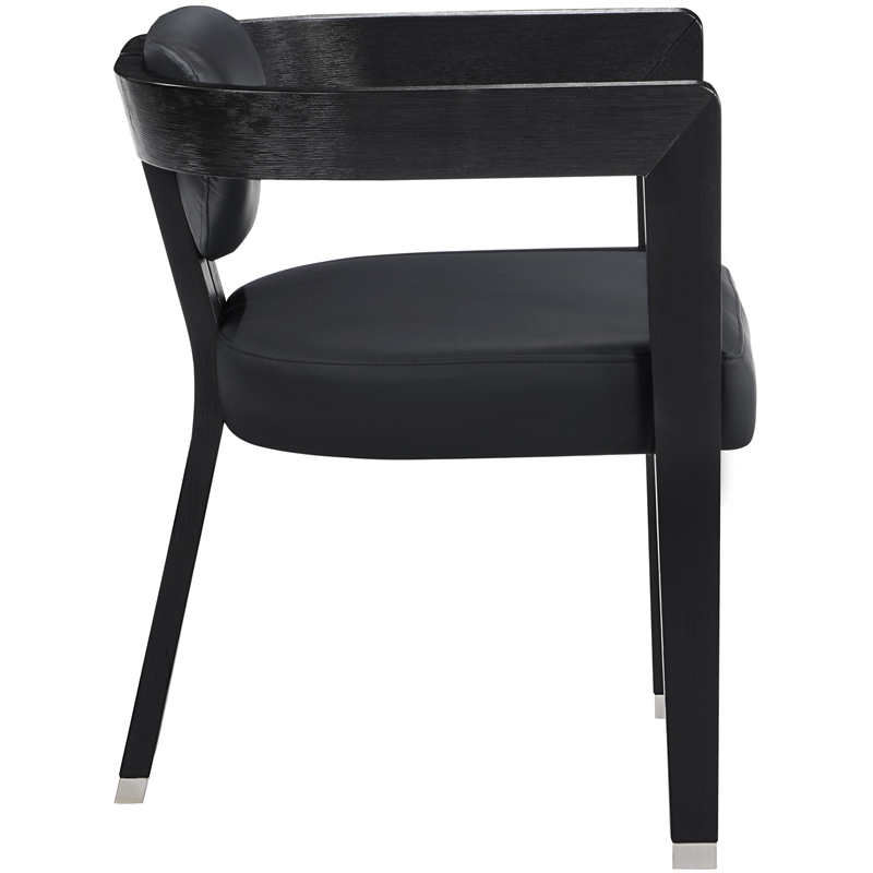 Pemberly Row Contemporary Black Dining Chair - 24