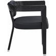 Pemberly Row Contemporary Black Dining Chair - 24
