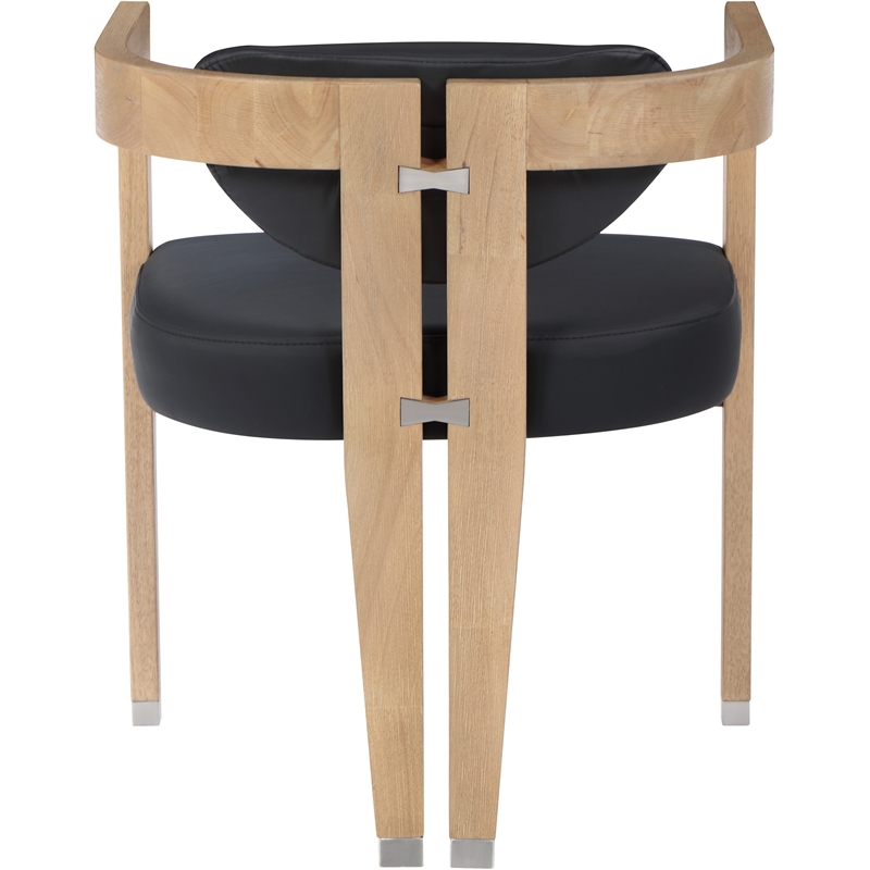 Pemberly Row Contemporary Black Dining Chair - 24