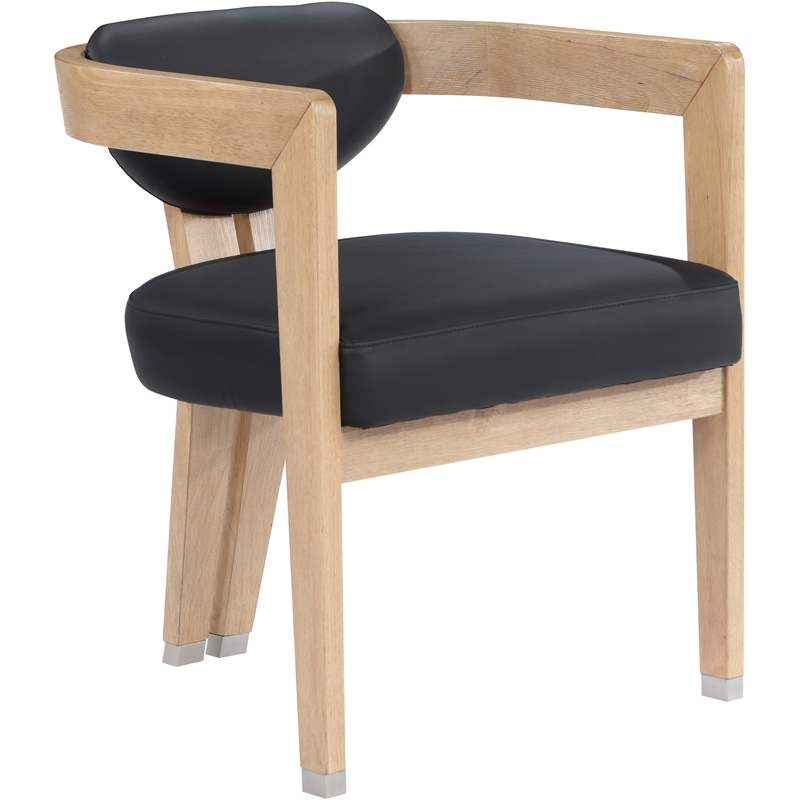 Pemberly Row Contemporary Black Dining Chair - 24