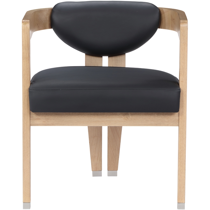 Pemberly Row Contemporary Black Dining Chair - 24