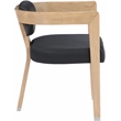 Pemberly Row Contemporary Black Dining Chair - 24