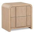 Pemberly Row Contemporary Natural Night Stand - 26