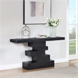 Pemberly Row Contemporary Black Console Table - 56