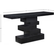 Pemberly Row Contemporary Black Console Table - 56