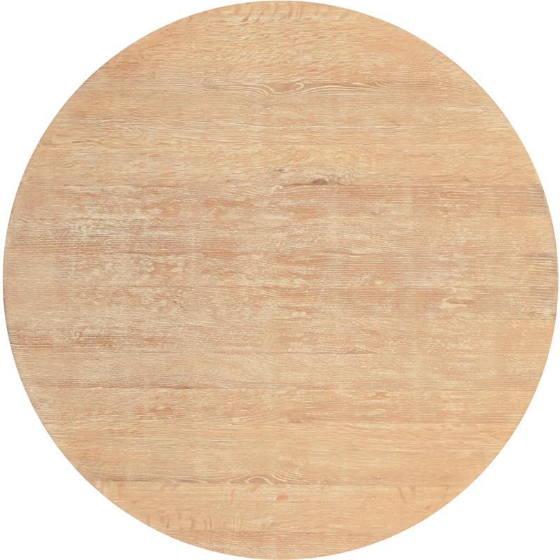 Pemberly Row Mid-Century White Oak Dining Table with Tapered Elegant Base