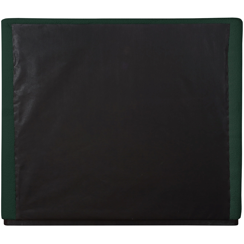 Pemberly Row Contemporary Green Fabric King Bed - 81.5