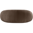 Pemberly Row Contemporary Brown Velvet Loveseat - 77