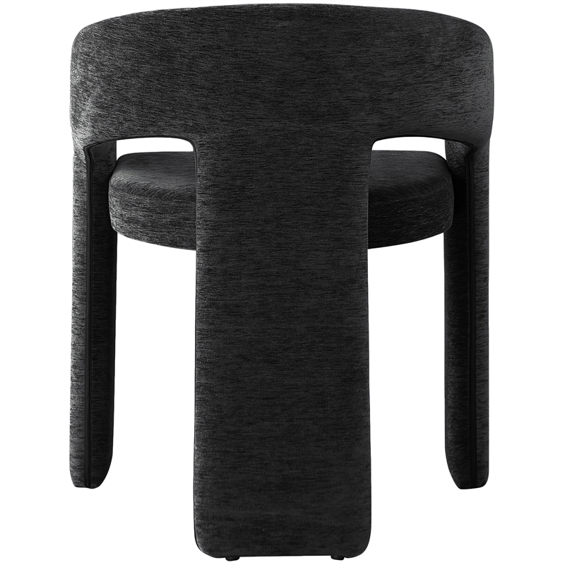 Pemberly Row Contemporary Soft Black Dining Chair (Set of 2)