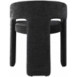 Pemberly Row Contemporary Soft Black Dining Chair (Set of 2)