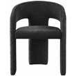 Pemberly Row Contemporary Soft Black Dining Chair (Set of 2)