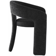Pemberly Row Contemporary Soft Black Dining Chair (Set of 2)