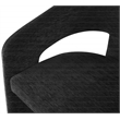 Pemberly Row Contemporary Soft Black Dining Chair (Set of 2)