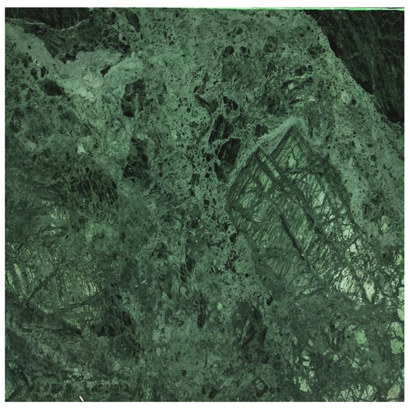 Pemberly Row Contemporary Green Marble End Table - 18