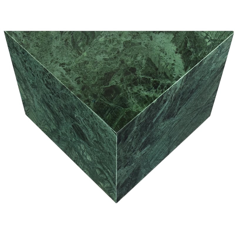 Pemberly Row Contemporary Green Marble End Table - 18