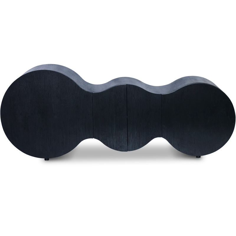 Pemberly Row Contemporary Black Sideboard/Buffet - 76