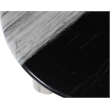 Pemberly Row Contemporary Panda Marble End Table - 20