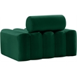 Pemberly Row Contemporary Soft Green Velvet Chair - 41.5