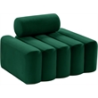 Pemberly Row Contemporary Soft Green Velvet Chair - 41.5