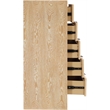 Pemberly Row Contemporary Natural Oak Veneer Chest - 32