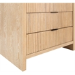 Pemberly Row Contemporary Natural Oak Veneer Chest - 32