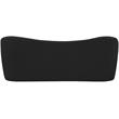 Pemberly Row Modern / Contemporary Black Boucle Fabric Bench