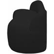 Pemberly Row Modern / Contemporary Black Boucle Fabric Bench