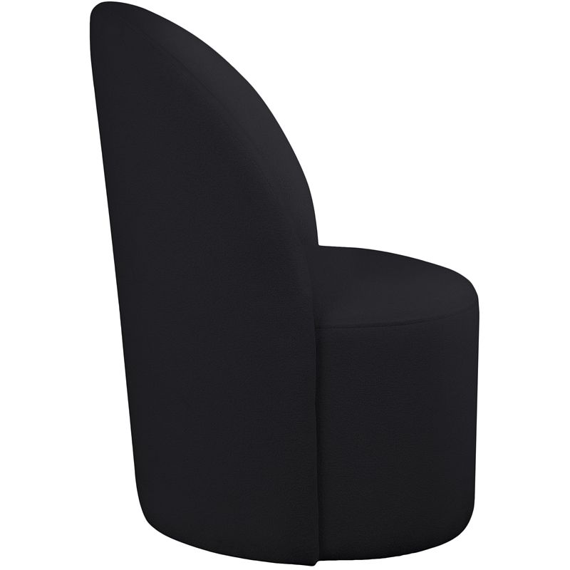 Pemberly Row Contemporary Black Fabric Accent Chair - 24