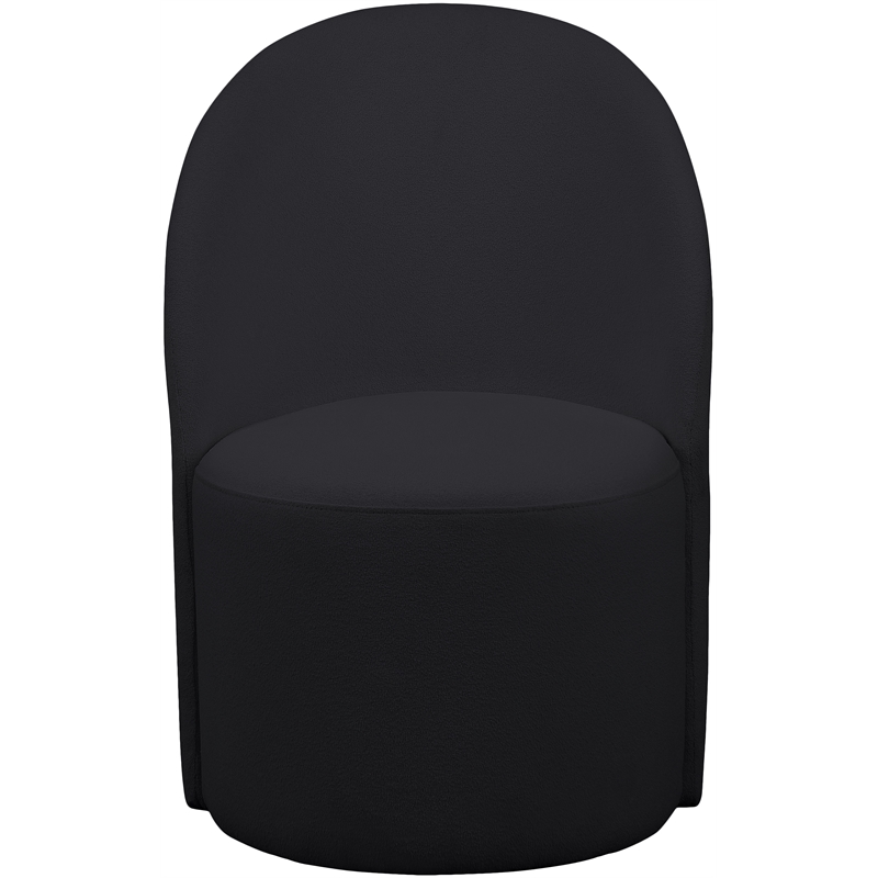 Pemberly Row Contemporary Black Fabric Accent Chair - 24