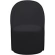Pemberly Row Contemporary Black Fabric Accent Chair - 24
