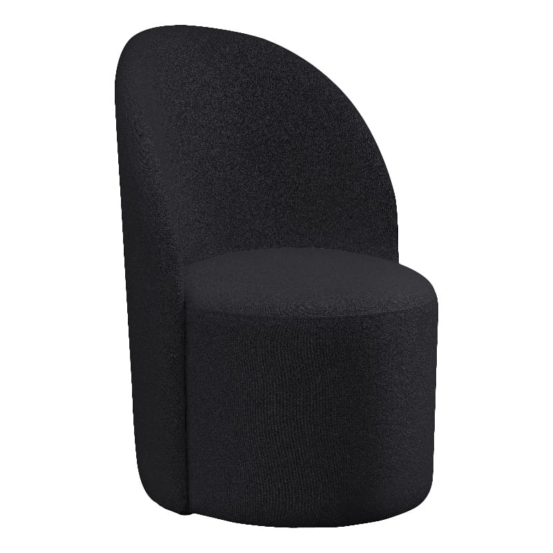 Pemberly Row Contemporary Black Fabric Accent Chair - 24