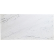 Pemberly Row Contemporary White Marble Coffee Table - 48