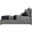 Pemberly Row Contemporary Light Gray Fabric King Bed - 82