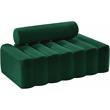 Pemberly Row Contemporary Soft Green Velvet Loveseat - 58