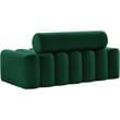 Pemberly Row Contemporary Soft Green Velvet Loveseat - 58