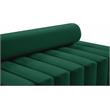 Pemberly Row Contemporary Soft Green Velvet Loveseat - 58