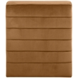 Pemberly Row Contemporary Saddle Velvet Accent Chair - 26.4