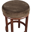 Pemberly Row Contemporary Brown Velvet Counter Stool - 18