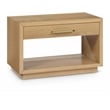 Pemberly Row Contemporary Oak Wood Veneer Night Stand - 32