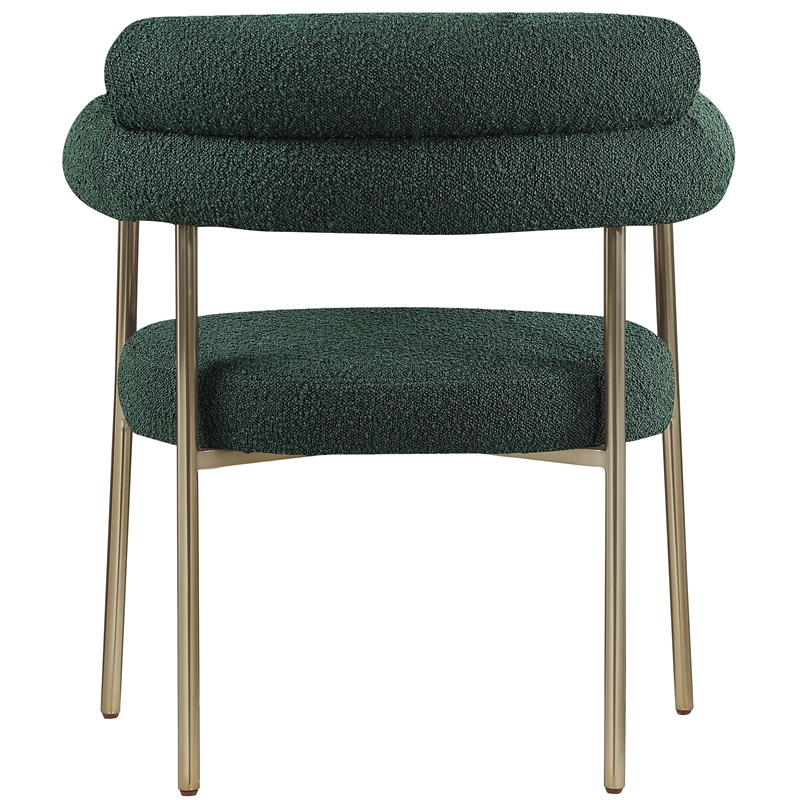 Pemberly Row Contemporary Green Dining Chair (Set of 2) - 28.5
