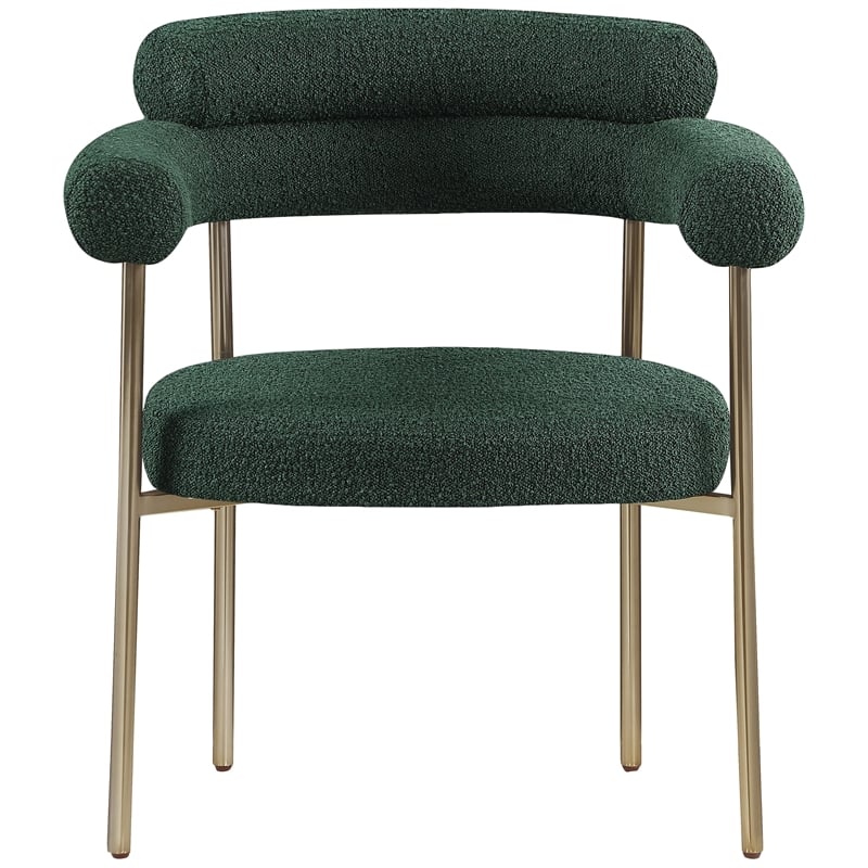 Pemberly Row Contemporary Green Dining Chair (Set of 2) - 28.5