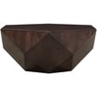 Pemberly Row Contemporary Brown Oak Veneer Coffee Table - 40