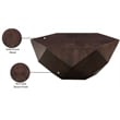 Pemberly Row Contemporary Brown Oak Veneer Coffee Table - 40