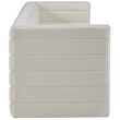 Pemberly Row Modern Soft Cream Velvet Modular Sofa - 126