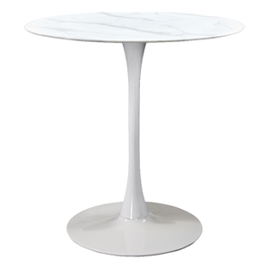 Pemberly Row Contemporary 36&quot White Counter Height Table - 36&quotW x 36&quotD x 36&quotH
