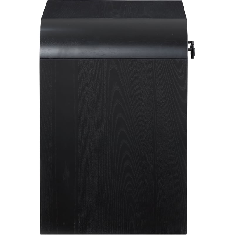 Pemberly Row Contemporary Black Night Stand / Side Table - 22