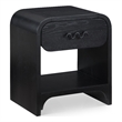 Pemberly Row Contemporary Black Night Stand / Side Table - 22